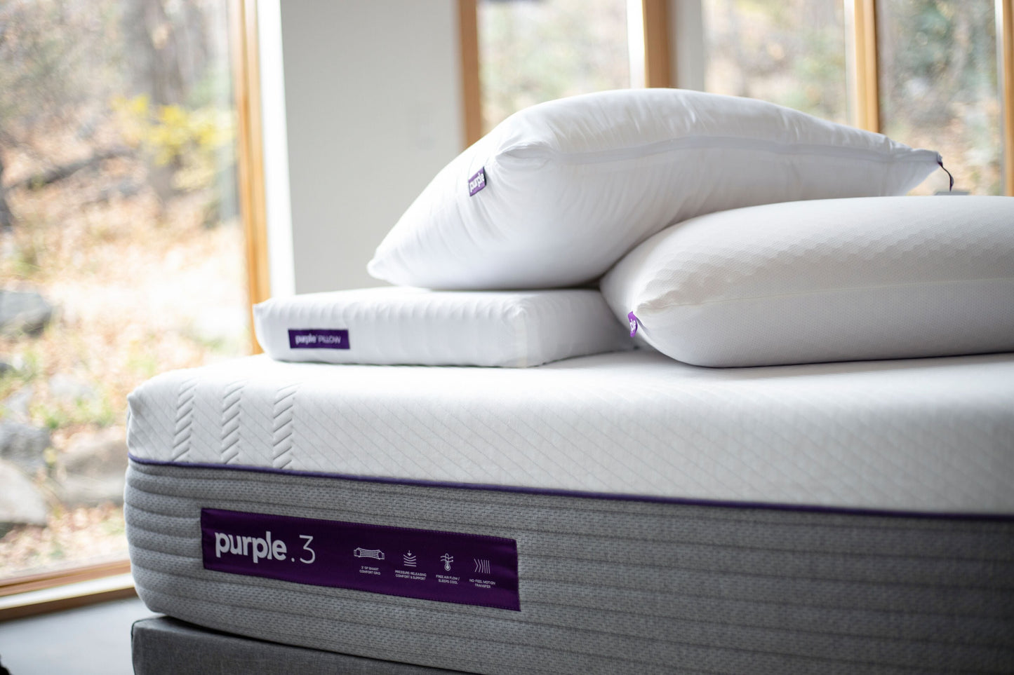 The Purple Pillow with Booster