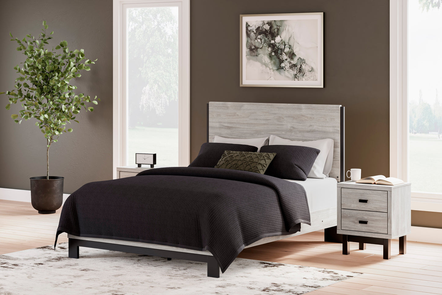 Vessalli Panel Bed