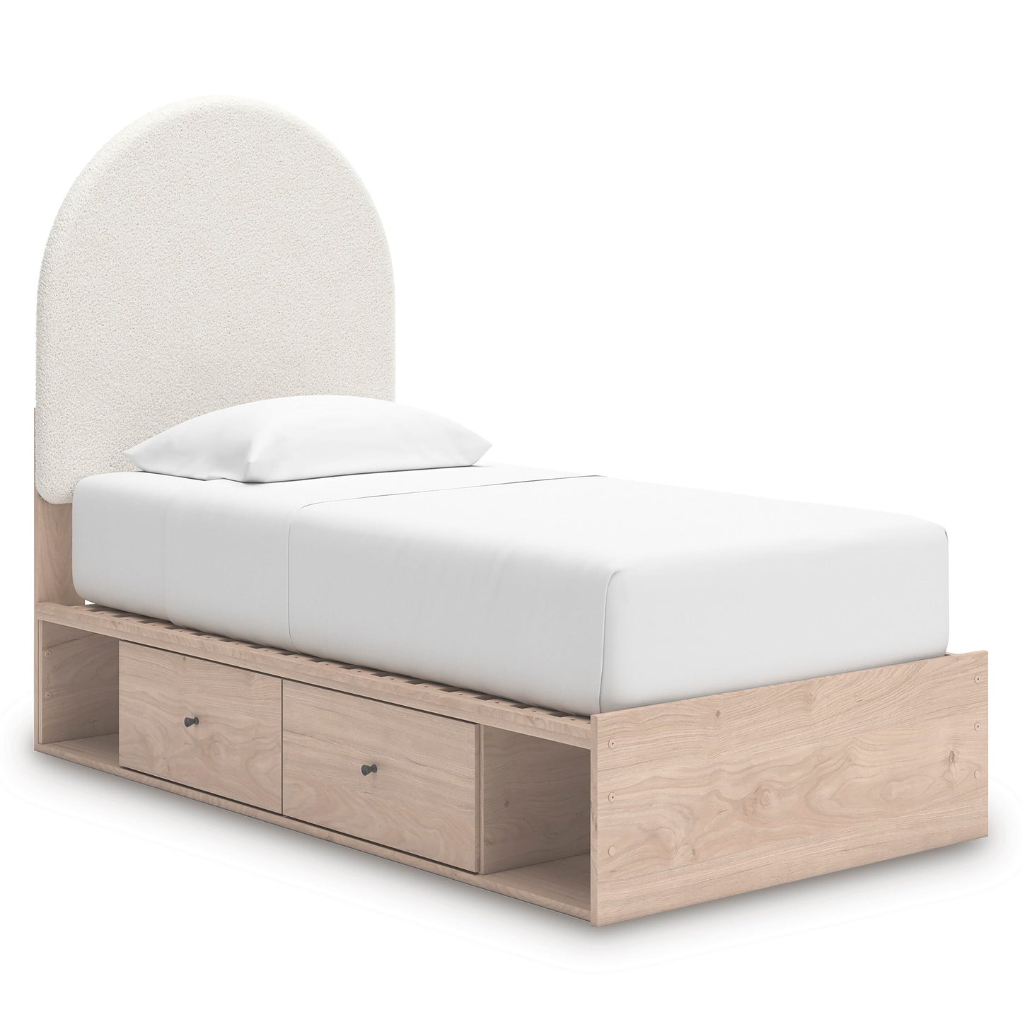 Shapella Upholstered Panel Bed with Storage