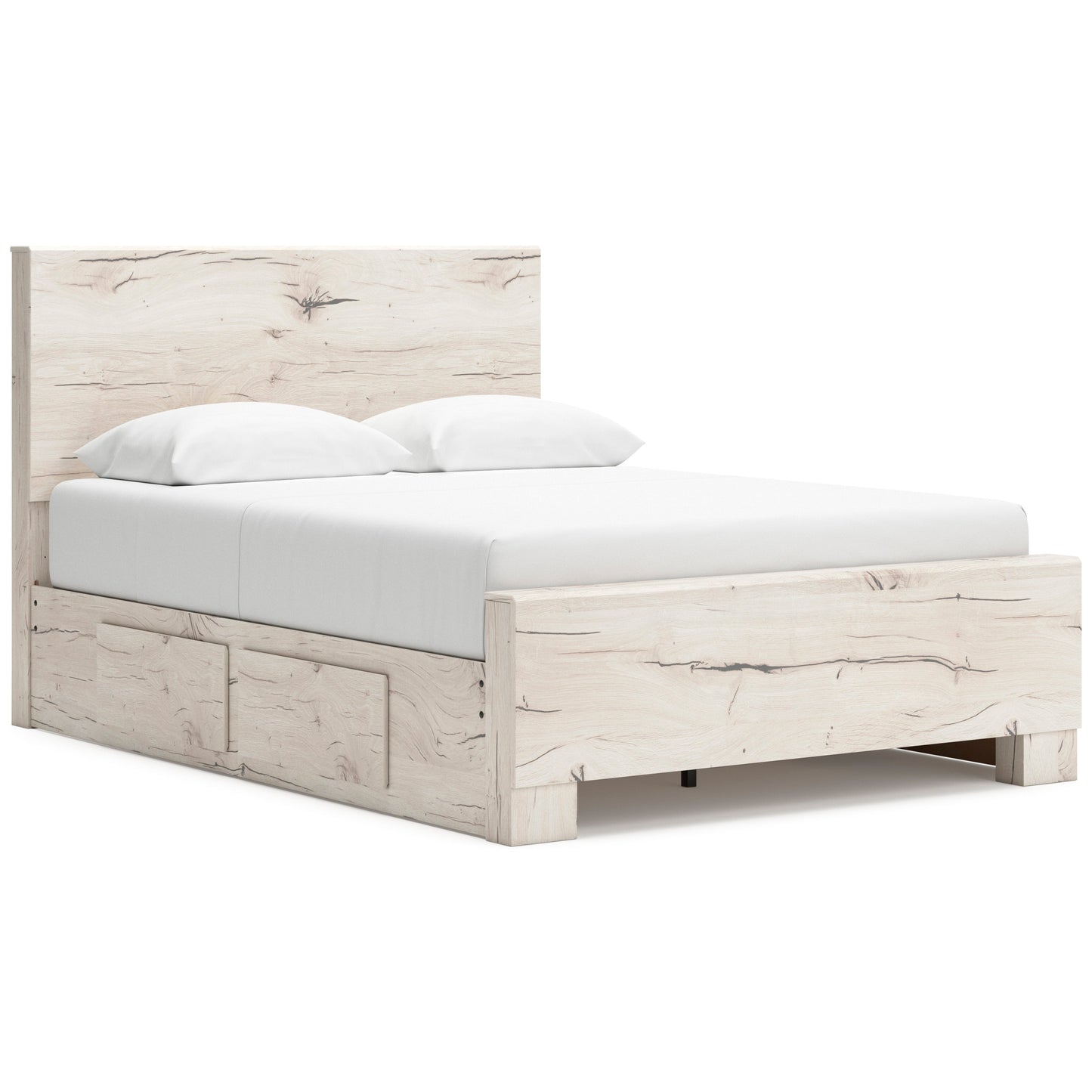 Lawroy Panel Bed with Double Side Storage