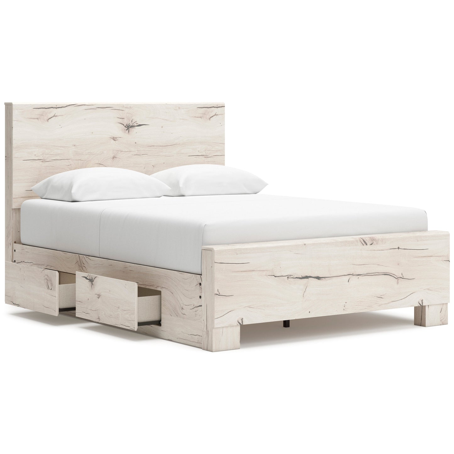 Lawroy Panel Bed with Side Storage