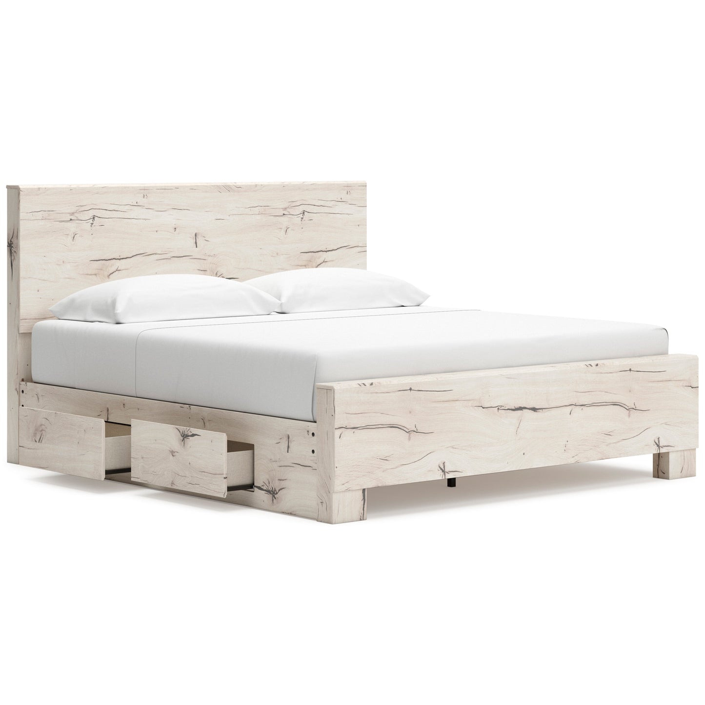 Lawroy Panel Bed with Side Storage