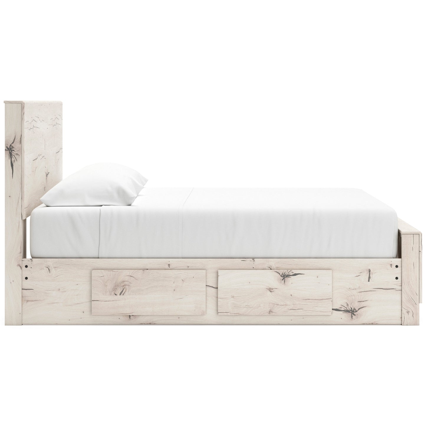 Lawroy Panel Bed with Side Storage