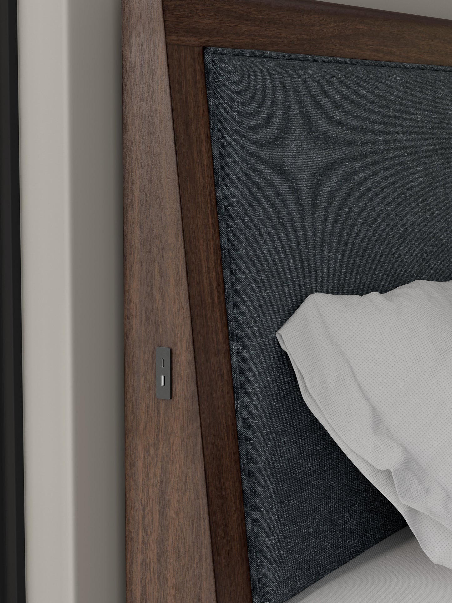 Kendamor Upholstered Panel Headboard
