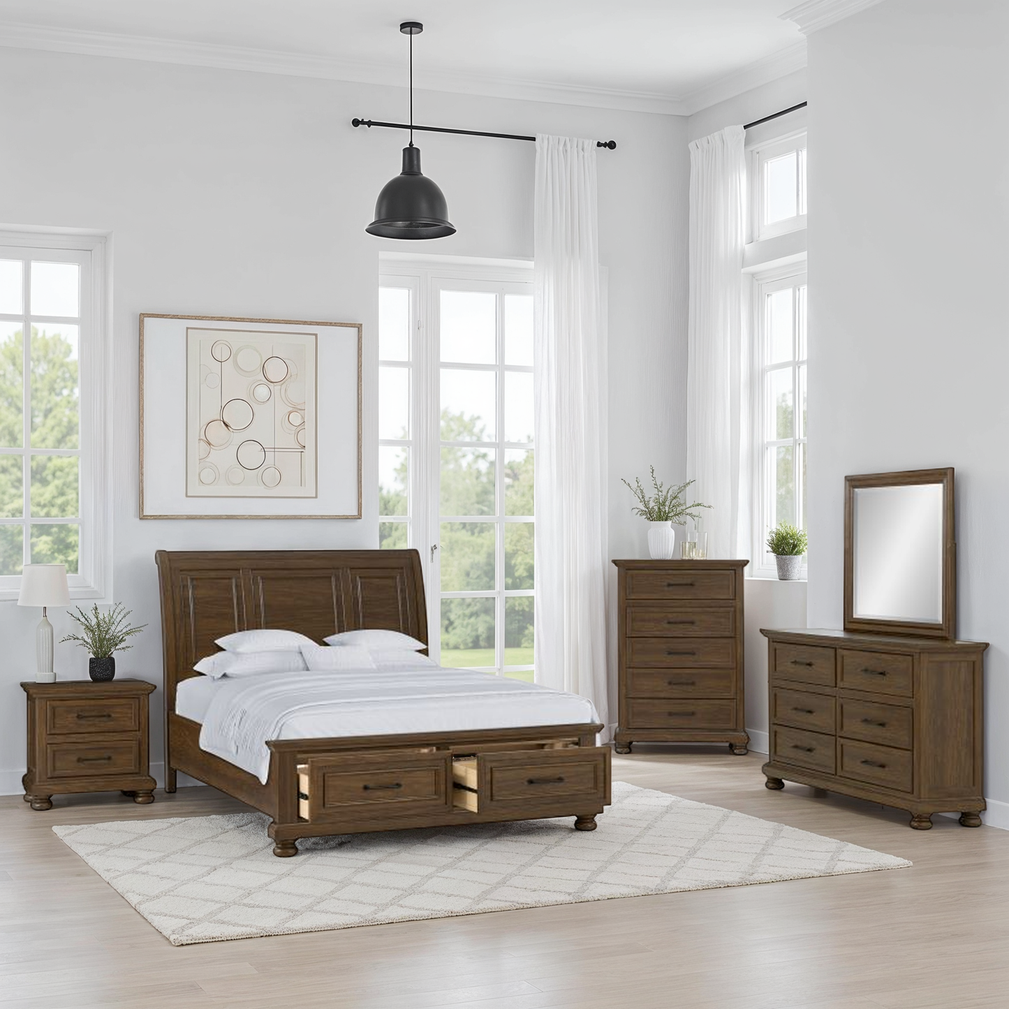 Weston 5-Piece King Storage Bedroom Set