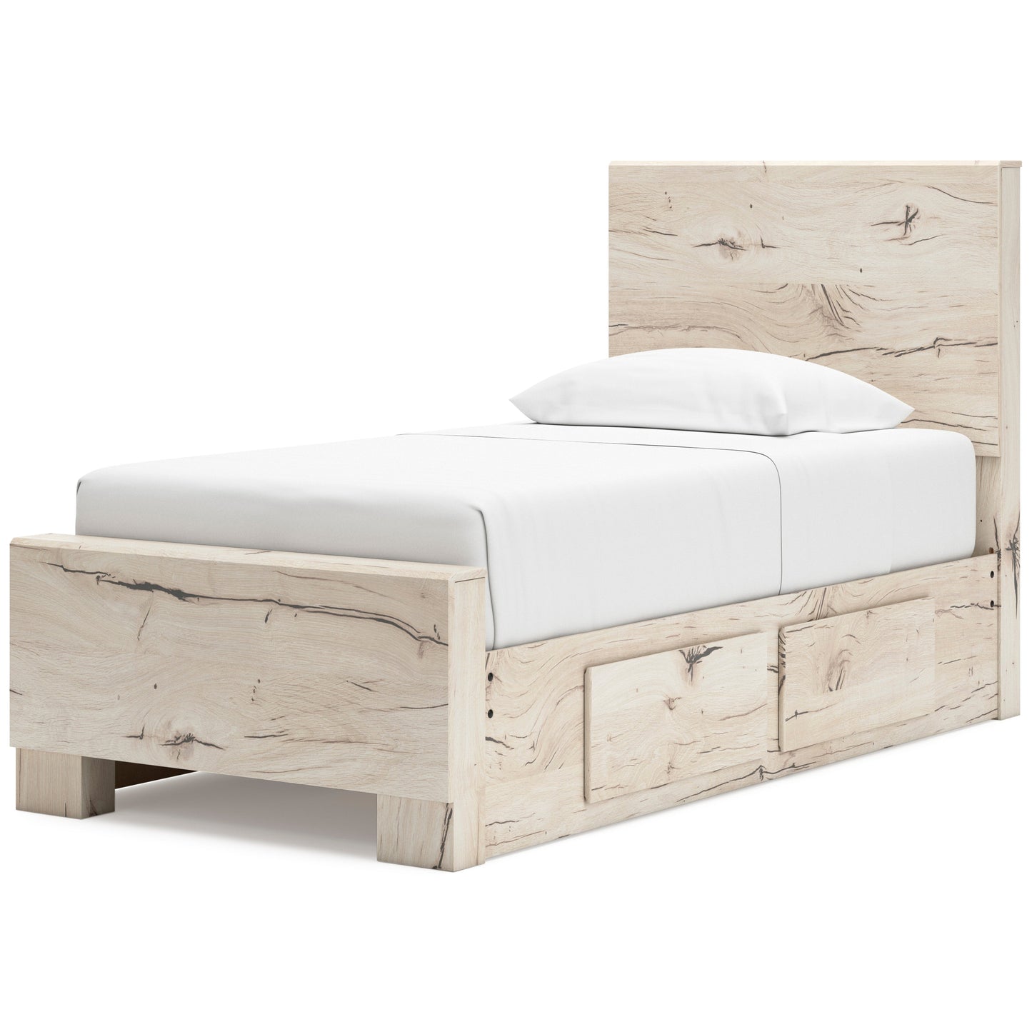 Lawroy Panel Bed with Double Side Storage