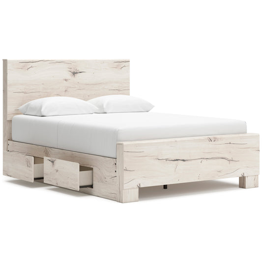Lawroy Panel Bed with Side Storage