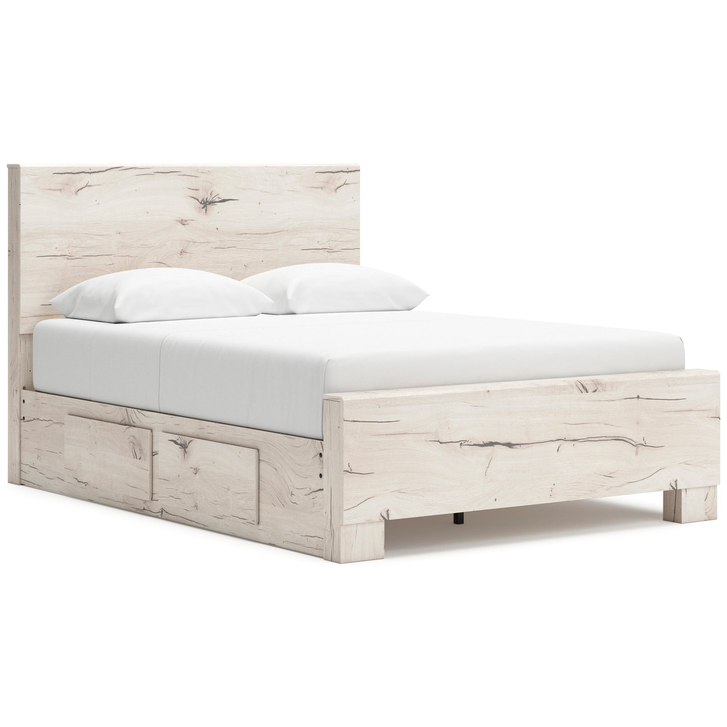 Lawroy Panel Bed with Side Storage