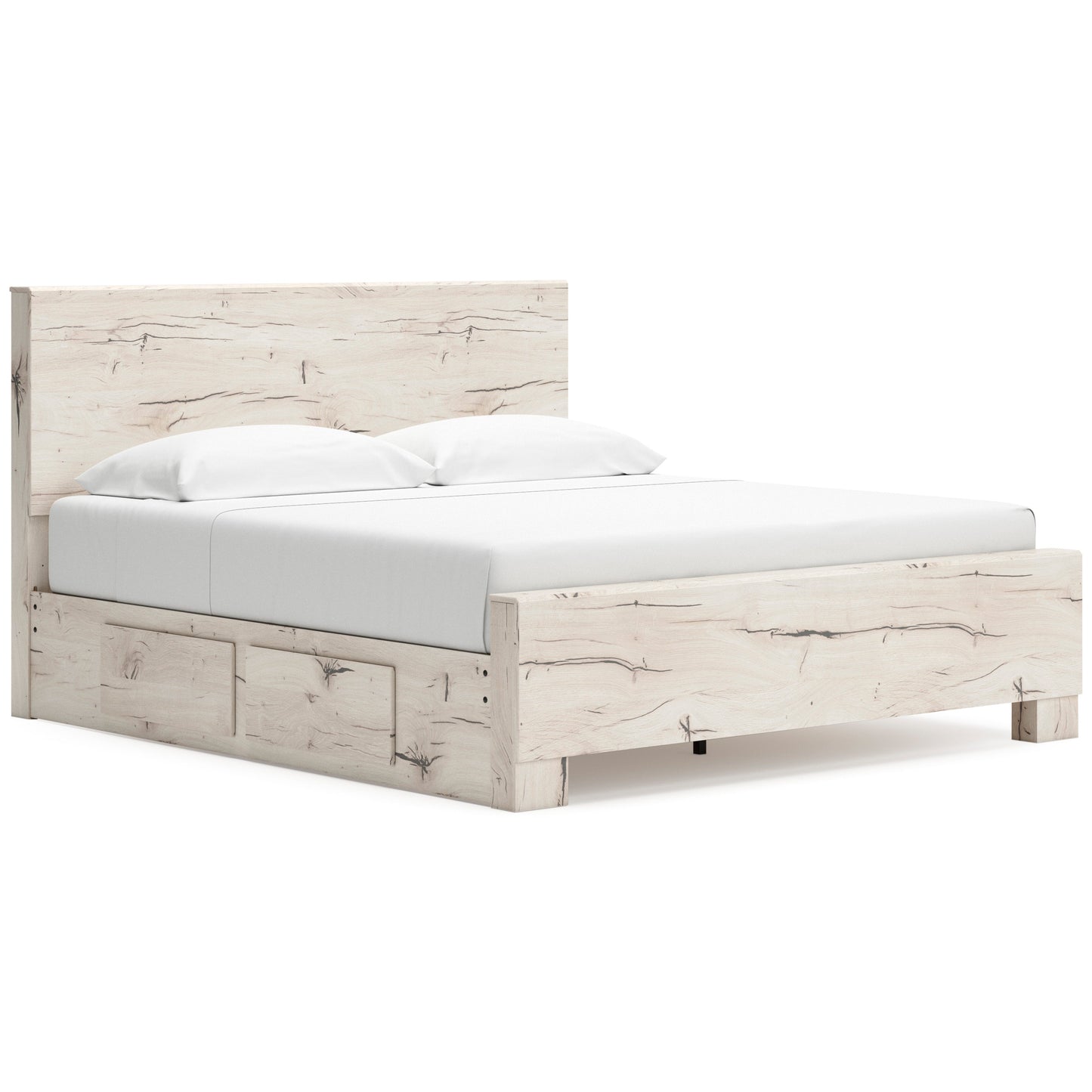 Lawroy Panel Bed with Side Storage