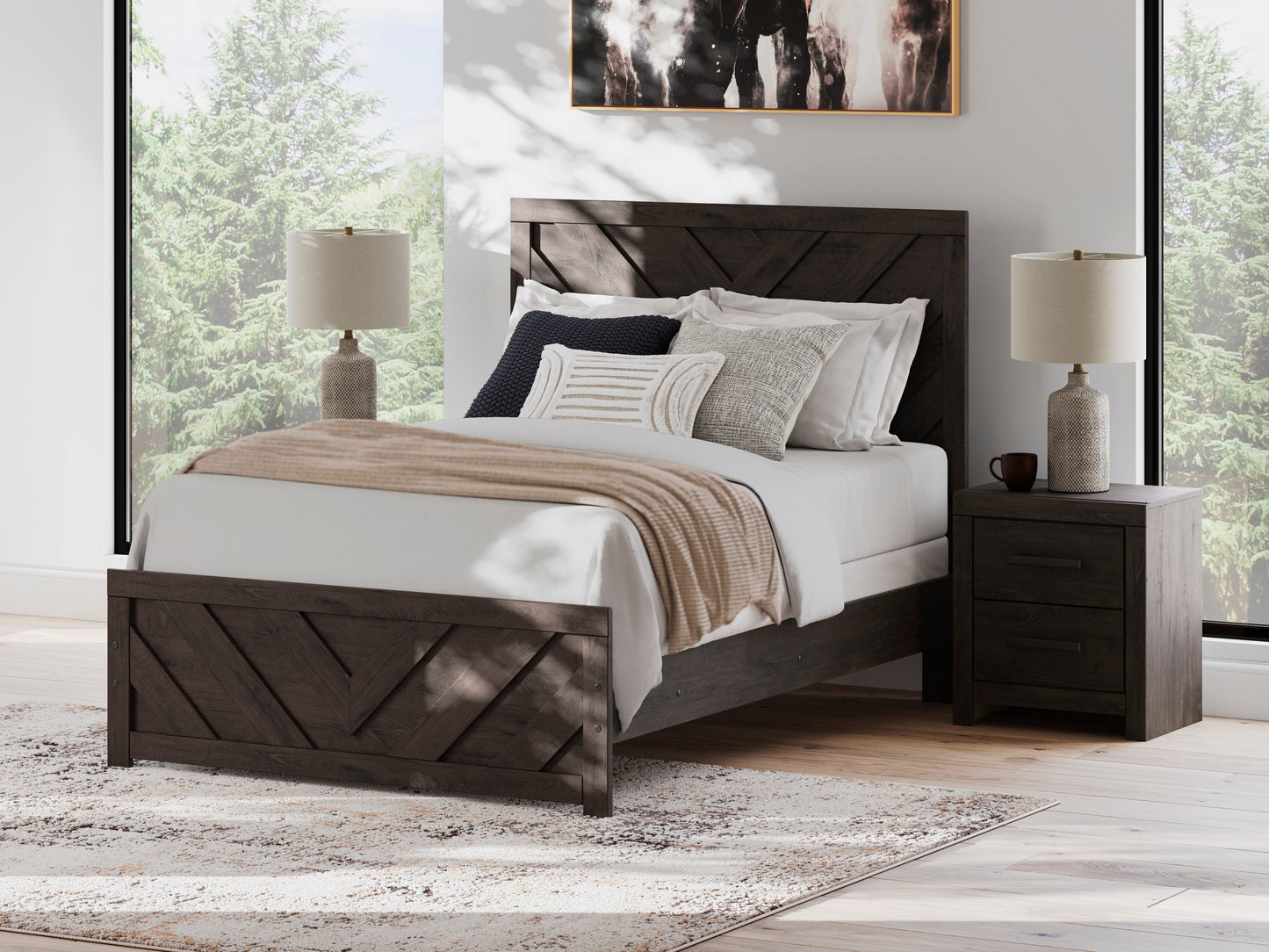 Prendonea Panel Bed