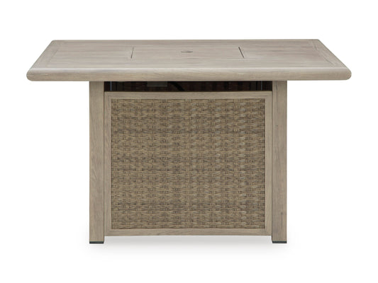 Carisbo Square Fire Pit Table