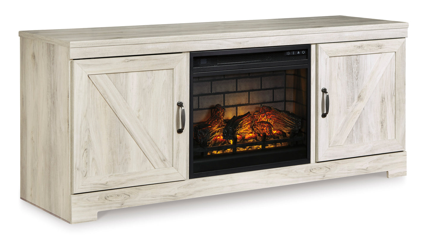 Bellaby 63" TV Stand with Electric Log Fireplace