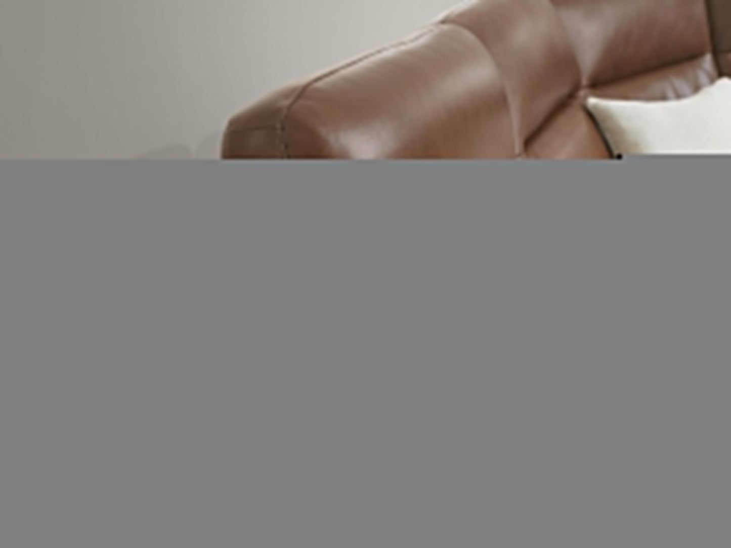 Newport 6-Piece Brown Leather Power Reclining Sectional with Chaise